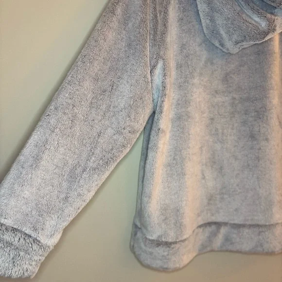 Members Mark Grey Plush Pullover Hooded Sweatshirt Size XXL - Picture 7 of 7